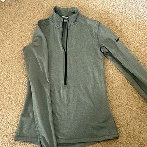 Grey dri-fit Nike long sleeve